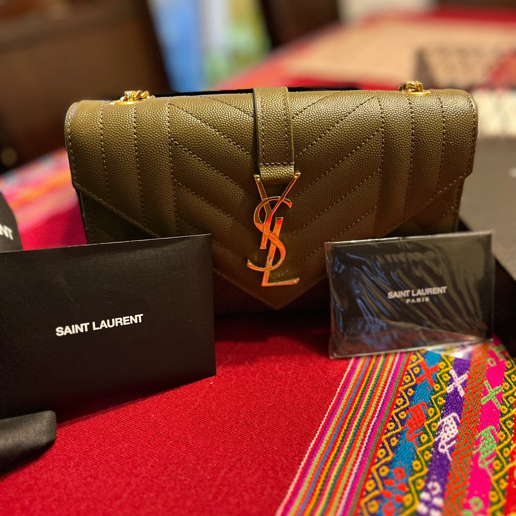 Saint Laurent Bag Brand New Olive Green